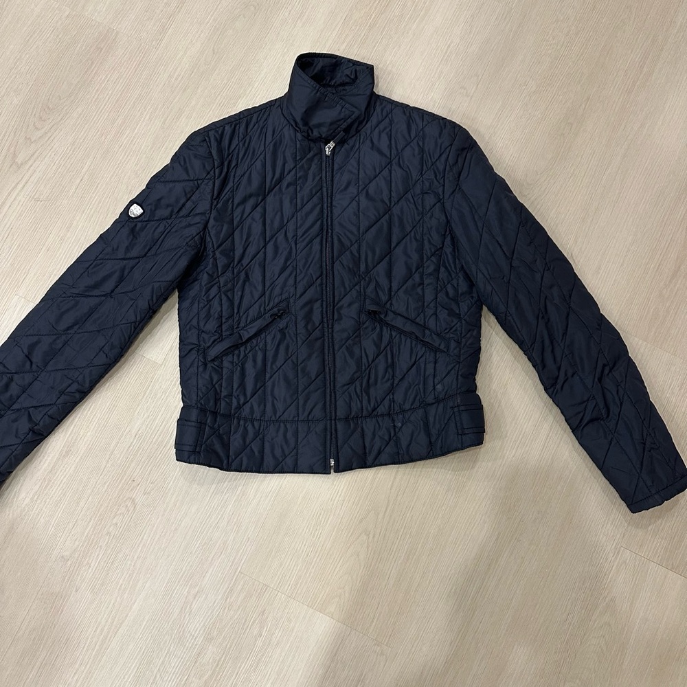 Ralph Lauren Quilted Black Jacket Coat  Small
